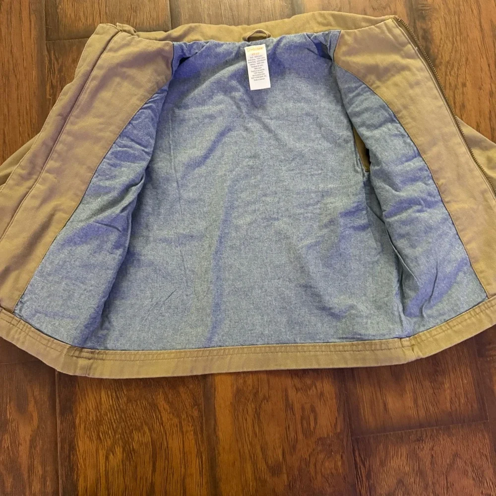 Gymboree Toddler Tan Zip Utility Jacket 2T-3T Cotton‎ Military Style Kids Coat